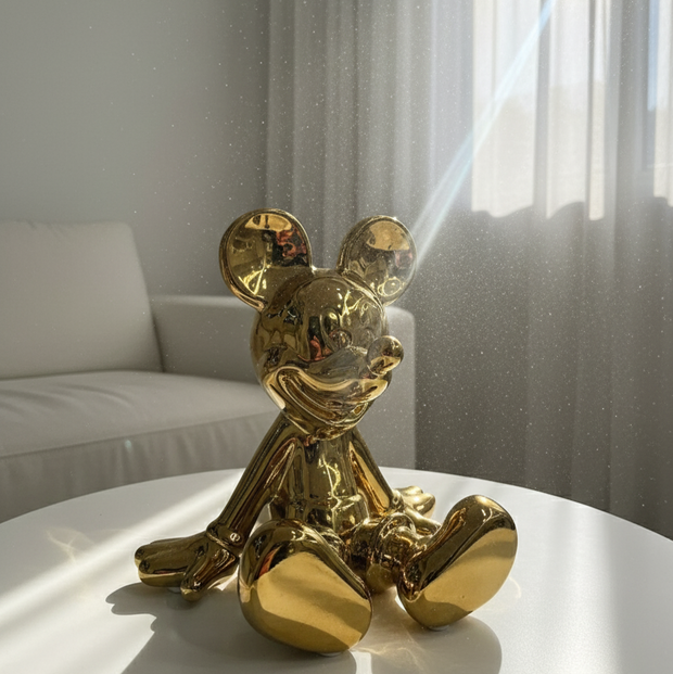 Sitting mouse figure