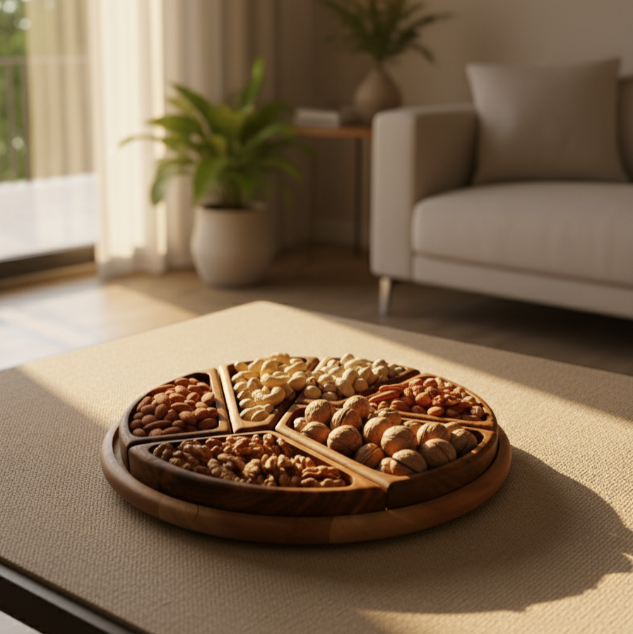 Lunara Sectioned Serving Platter