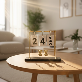 Teddy desk calendar