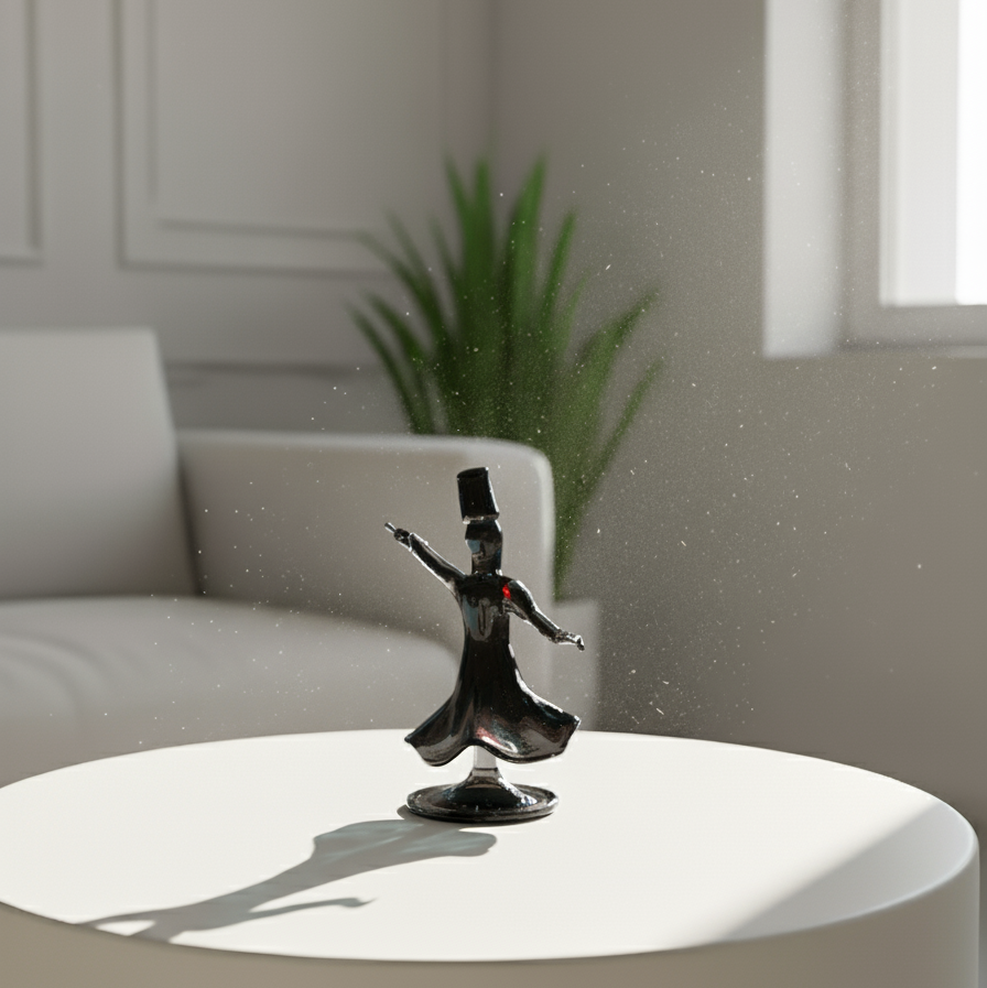 Glass Whirling Dervish Figurine