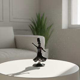 Glass Whirling Dervish Figurine