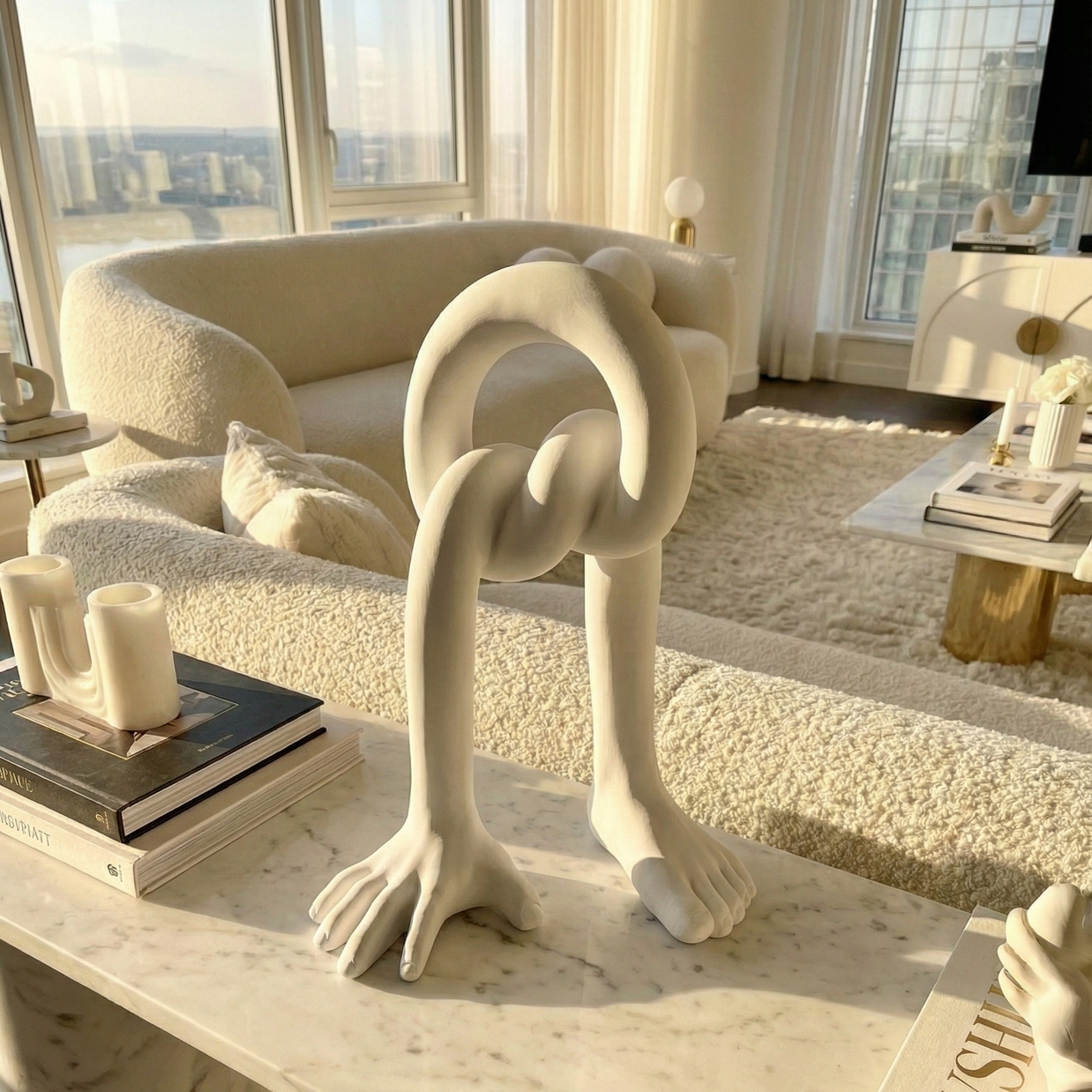 Intertwined Form Sculpture - Figi Home