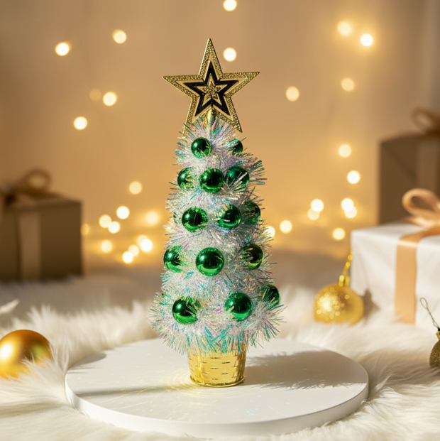 Holographic Mini Christmas Tree