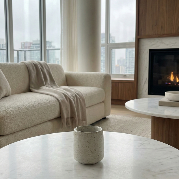 Speckled Glazed Clay Pot - Figi Home