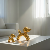 Chrome Pup Décor