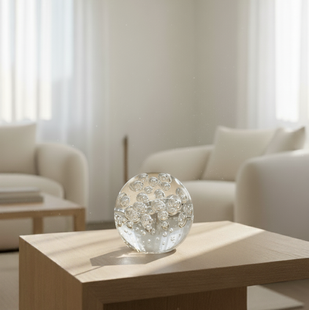 Bubbly Crystal Sphere