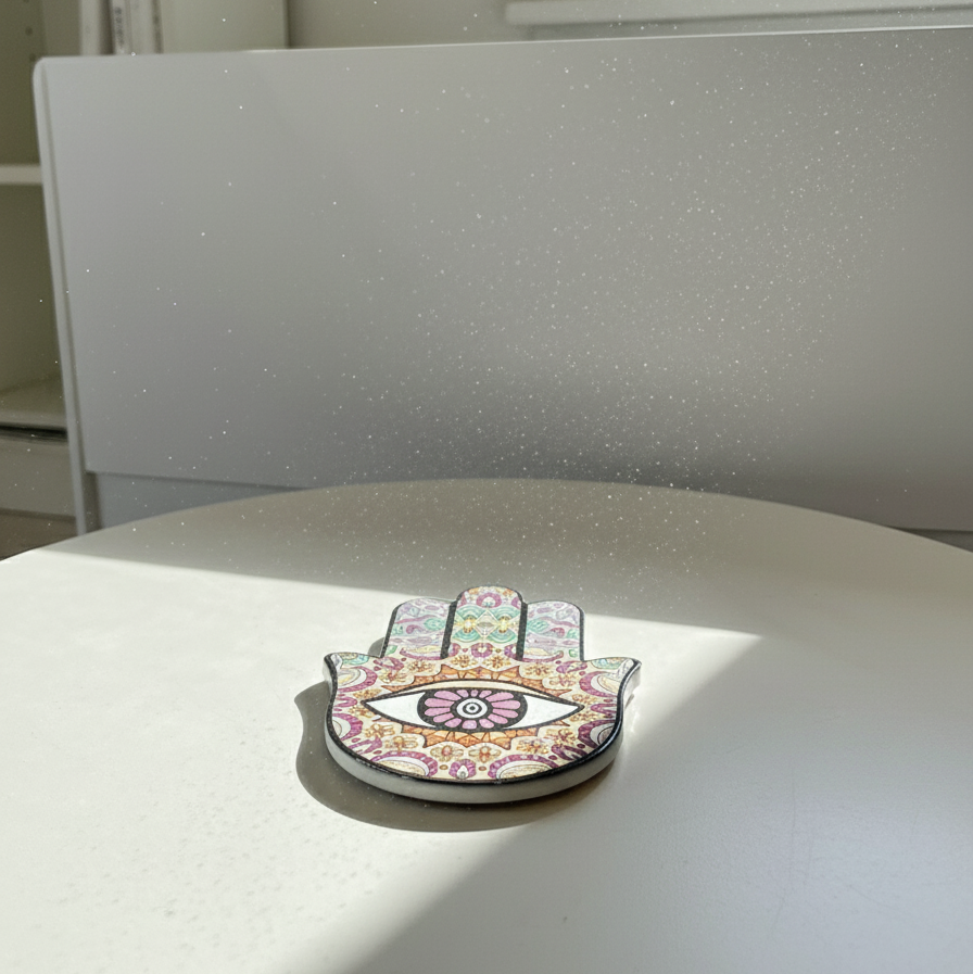 Mystic Hamsa Coaster