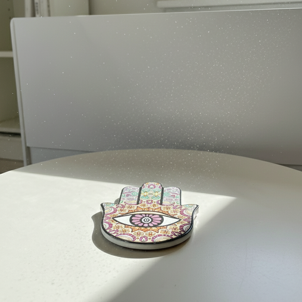Mystic Hamsa Coaster
