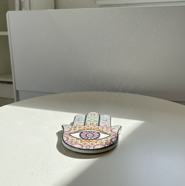 Mystic Hamsa Coaster