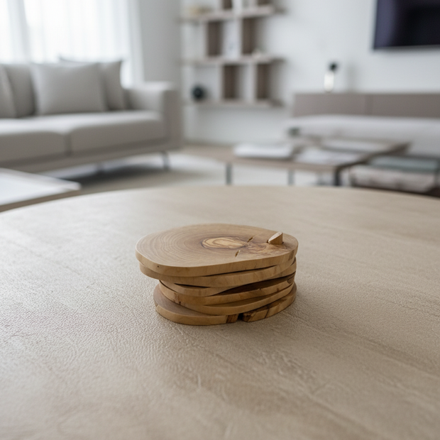 Olive Grain Coaster Set (6 pcs)
