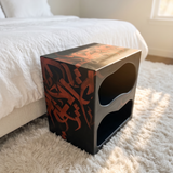 Calligraphy Cube Side Table