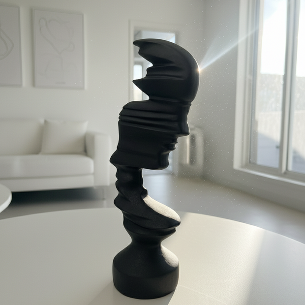 Noir Abstraction Sculpture