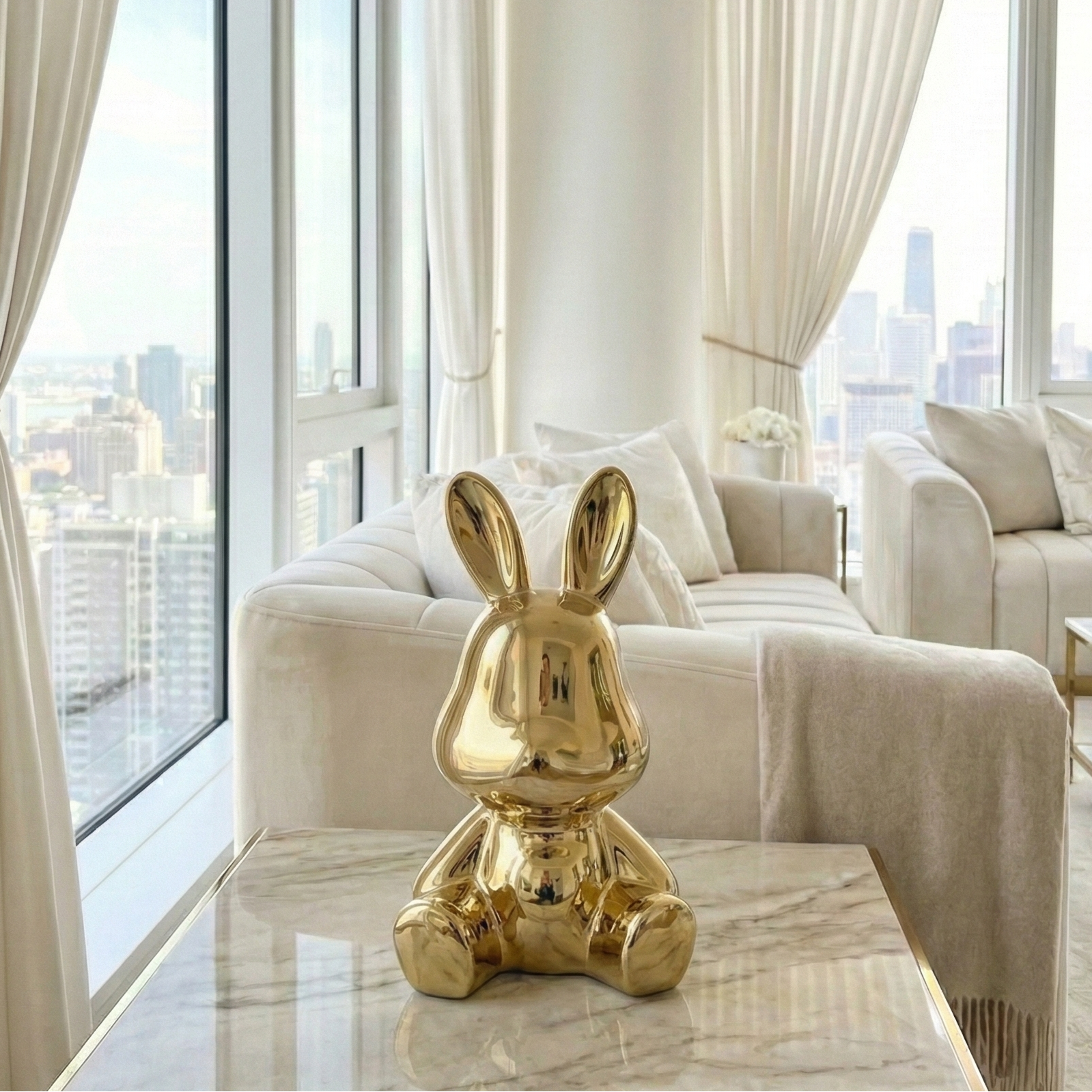 Sitting Bunny Figurine - Figi Home