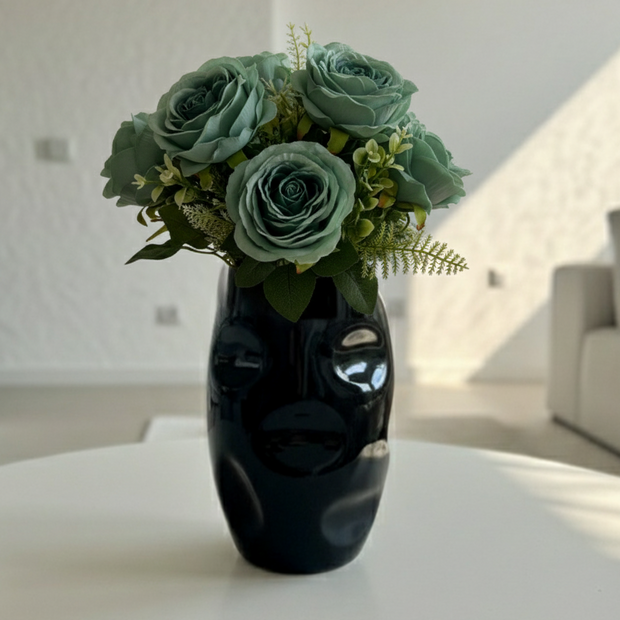 Verdant Rose Cluster