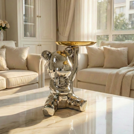 Hand Up Bear Decorative Tray - Figi Home