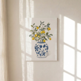Lemon Branch Canvas Print