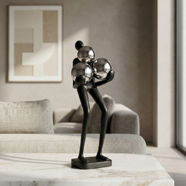 Cosmic Embrace Modern Sculpture