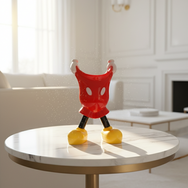 Mickey Shorts Sculpture