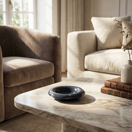 Handcrafted Glazed Clay Trinket Dish - Figi Home