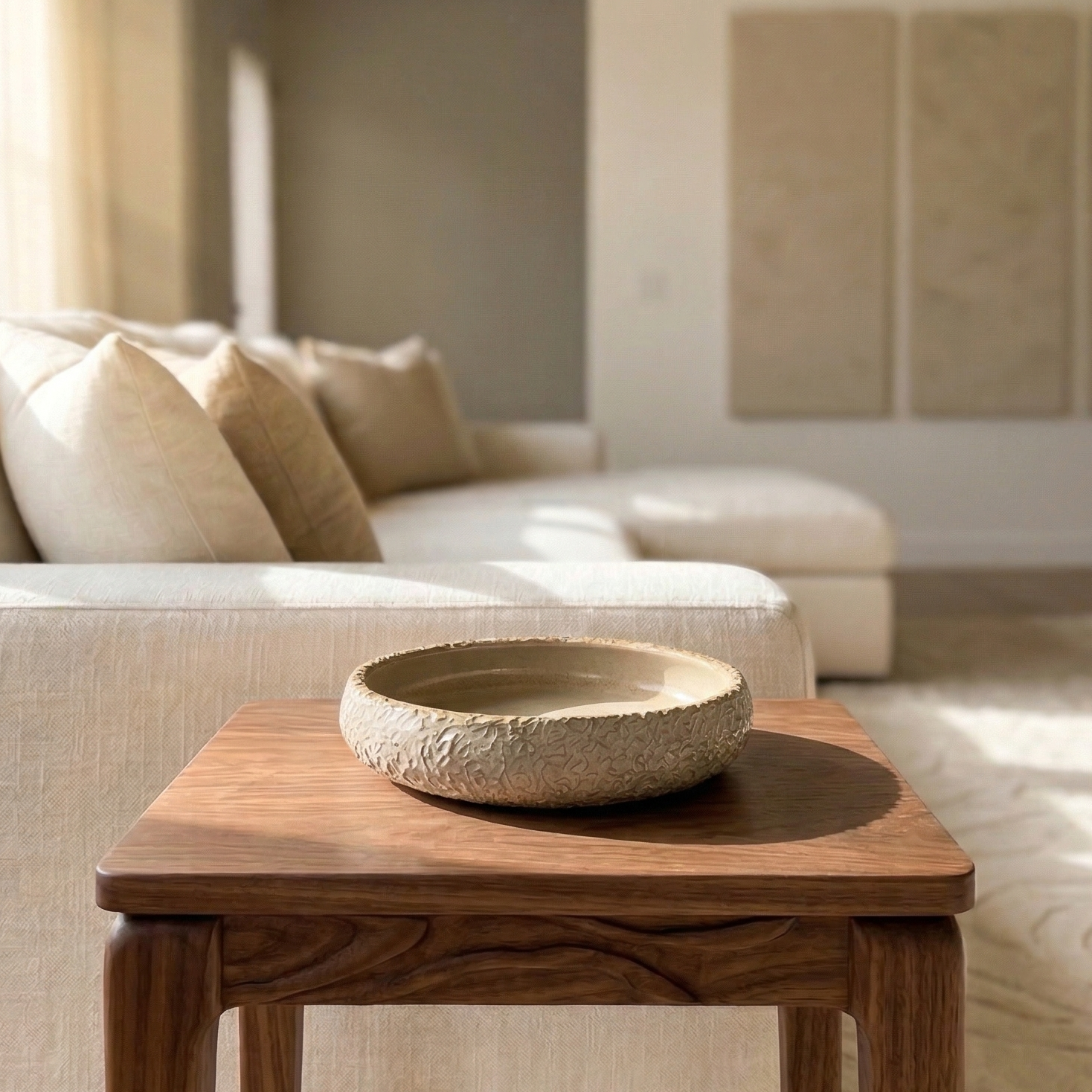Crater Clay Decorative Bowl