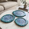 Hamsa Scallop Tray Set