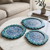 Hamsa Scallop Tray Set