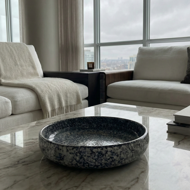 Speckled Glazed Clay Bowl - Figi Home