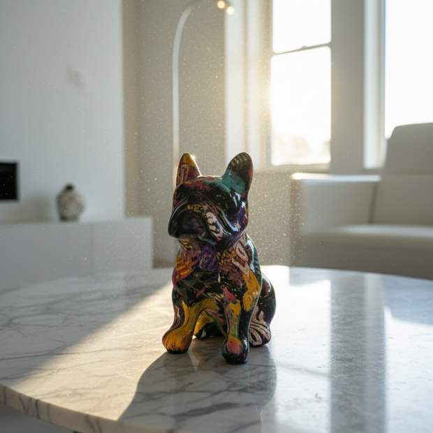 Abstract Bulldog Sculpture