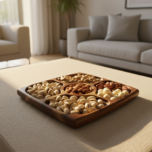 Soren Wooden Snack Platter
