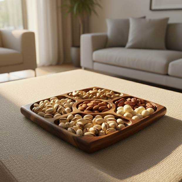 Soren Wooden Snack Platter