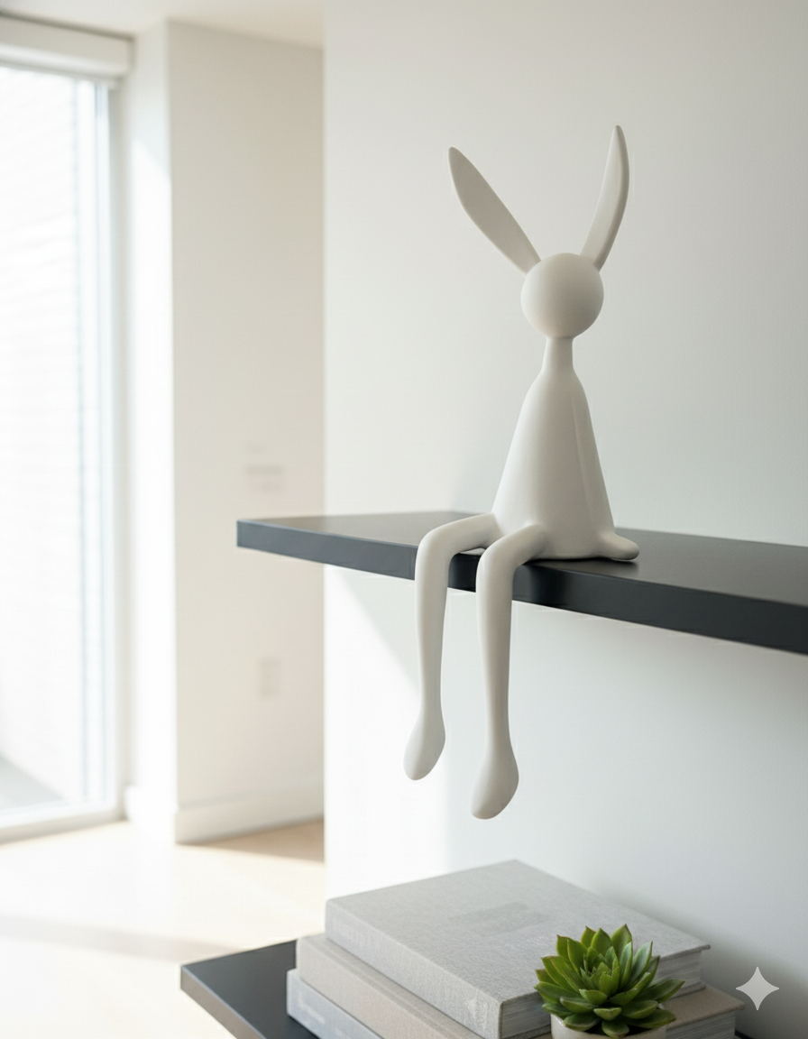 Luna Bunny Sculpture
