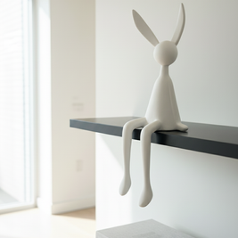 Luna Bunny Sculpture