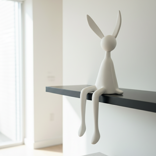 Luna Bunny Sculpture