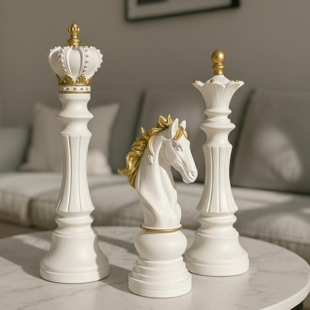 Regal Chess Trio Sculptures