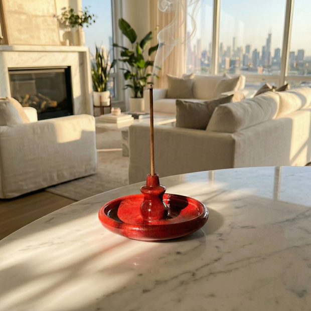Crimson Glaze Bukhoor Holder - Figi Home