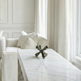 Chrome Abstract Mini Sculpture - Figi Home