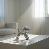 Chrome Pup Décor