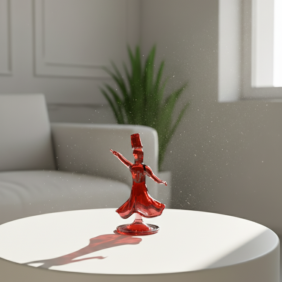 Glass Whirling Dervish Figurine