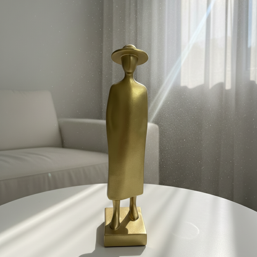 The Golden Wanderer Figure