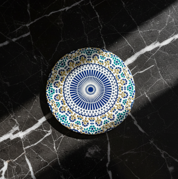 Patterned Evil Eye coaster