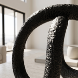 Black Double Arch Sculpture