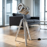 White Studio Spotlight Floor Lamp