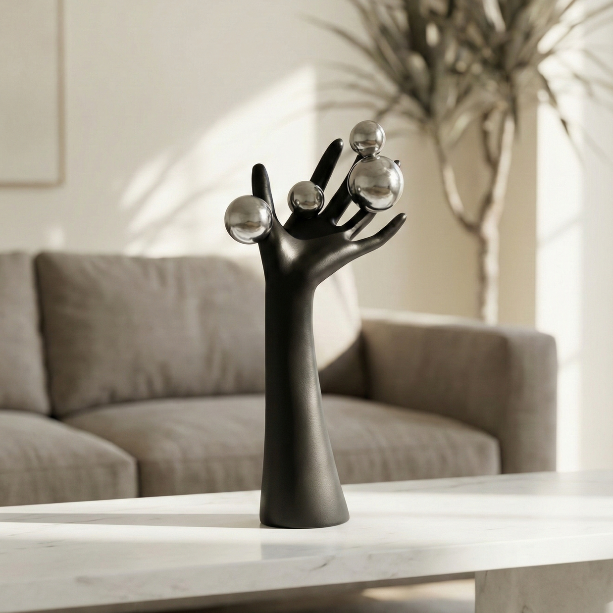 Celestial Balance Hand Sculpture