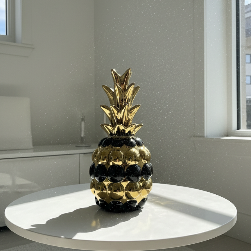 Elegant Pineapple Sculpture