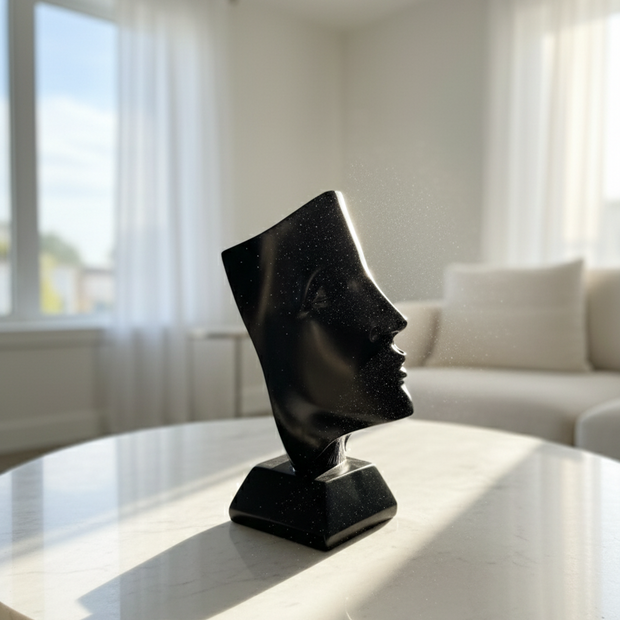 Eclipse Face Sculpture