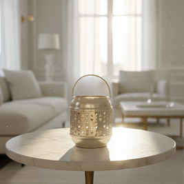 Mini Patterned Metal Lantern