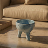 Glazed Clay Tripod Bowl - Figi Home