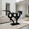 Abstract Horse Sculpture