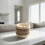 Rustic Textured Scented Candle