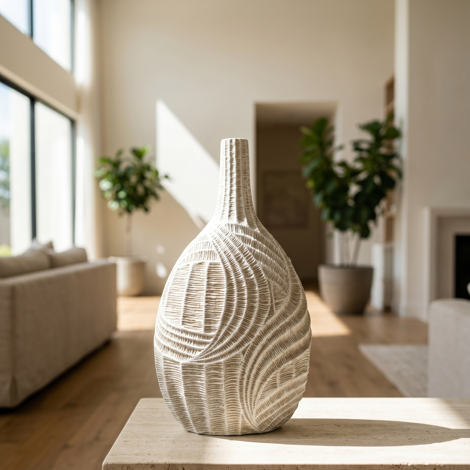 Leaf Weave Vase